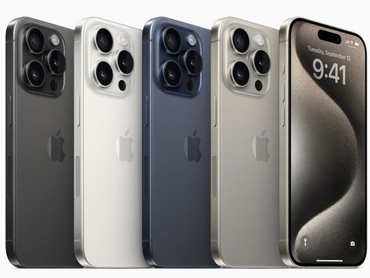 iPhone 15 lineup.