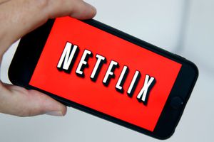 Netflix on an iPhone