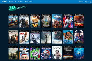 VUDU 3D streaming service page