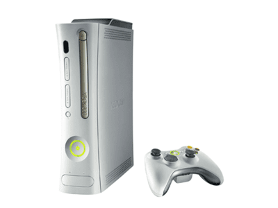 White Xbox 360 model